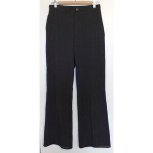 Vintage Moschino Pants Womens 8 Gray Wool High Rise Dress Trousers 90s Y2K Italy